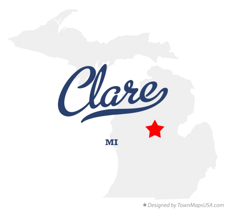 Car Insurance In Clare Mi Dans Map Of Clare Mi Michigan