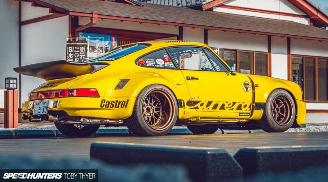 Car Insurance In Morgan Co Dans Bright Yellow Porsche Carrera as A 911 Rsr Homage In Japan