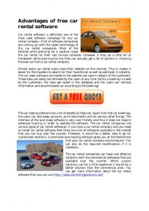 Car Rental software In Blair Pa Dans Advantages Of Free Car Rental software
