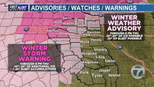 Cheap Vpn In Titus Tx Dans Winter Storm Warning for Nw Sections Of East Texas until 6 P.m. ...