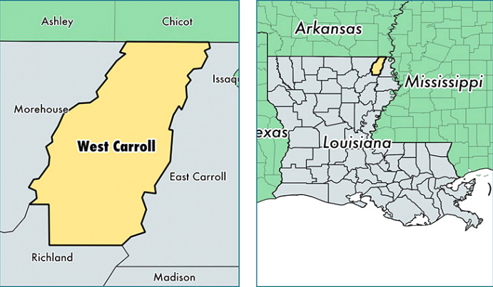 Cheap Vpn In West Carroll La Dans West Carroll Parish Louisiana Map Of West Carroll Parish La where