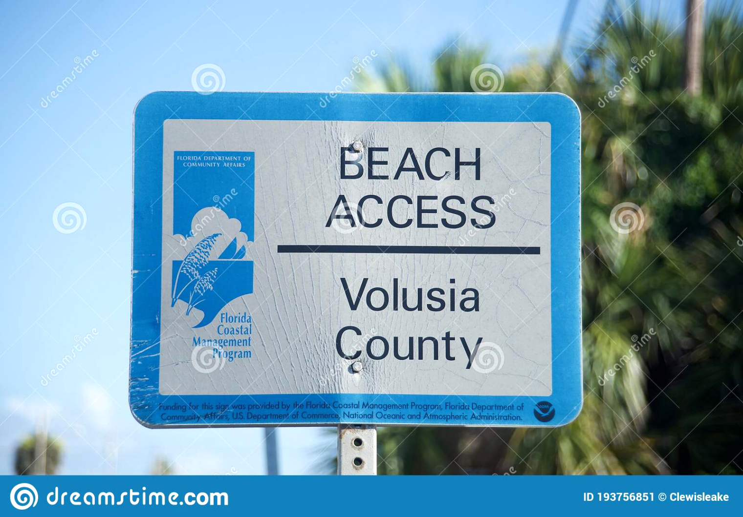 Small Business software In Volusia Fl Dans Beach Access Volusia County, Daytona Beach, Florida Editorial ...