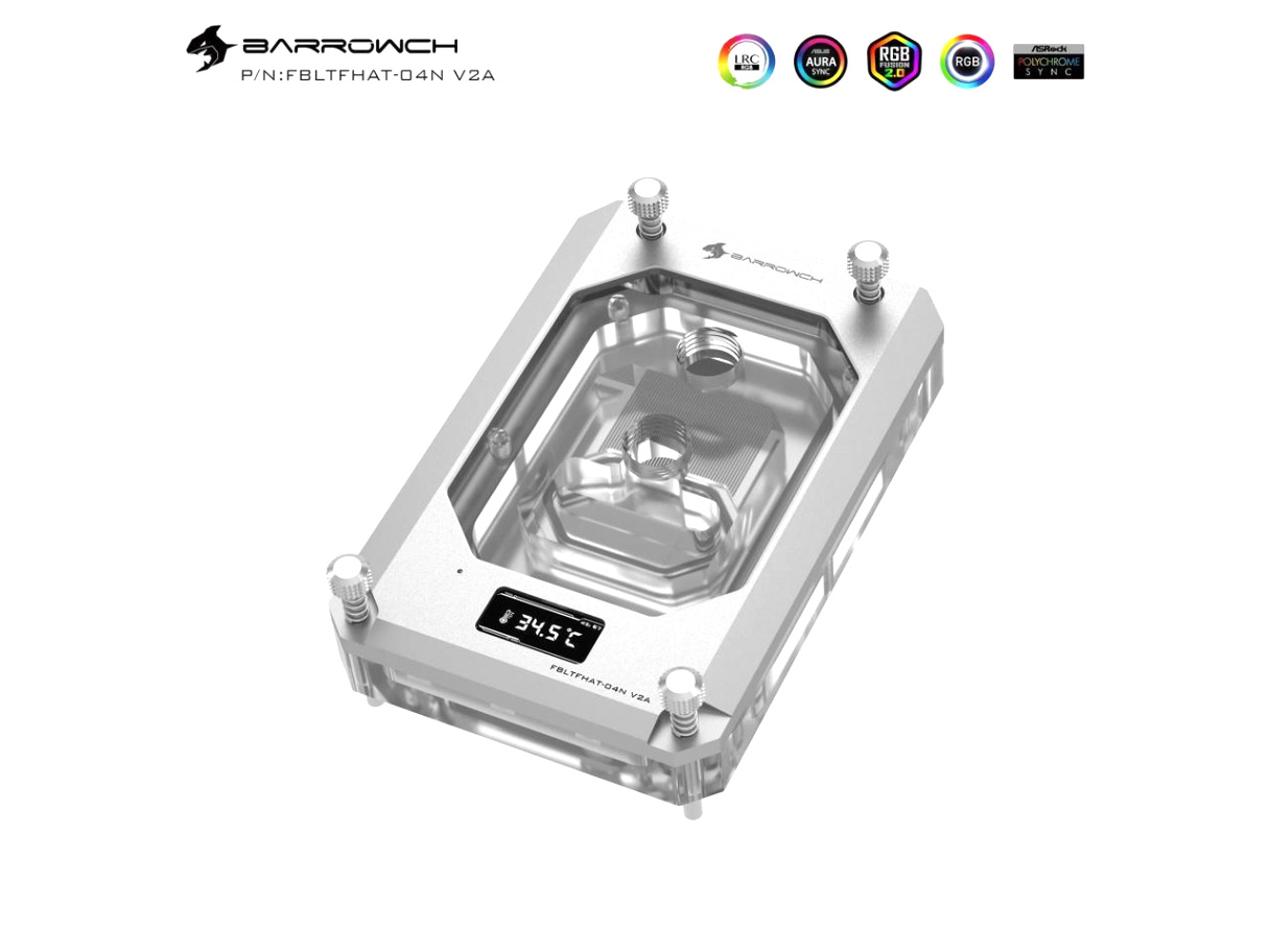 Vpn Services In Barrow Ga Dans Barrowch Fbltfhat-04n V2a for Amdthreadripper X399 Trx4 Platform Cpu Block with Tft Temperature Display Screen