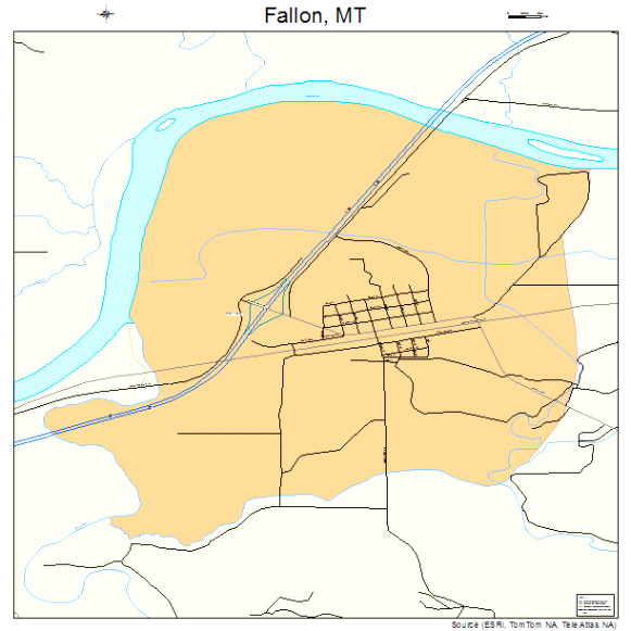 Vpn Services In Fallon Mt Dans Fallon Montana Street Map