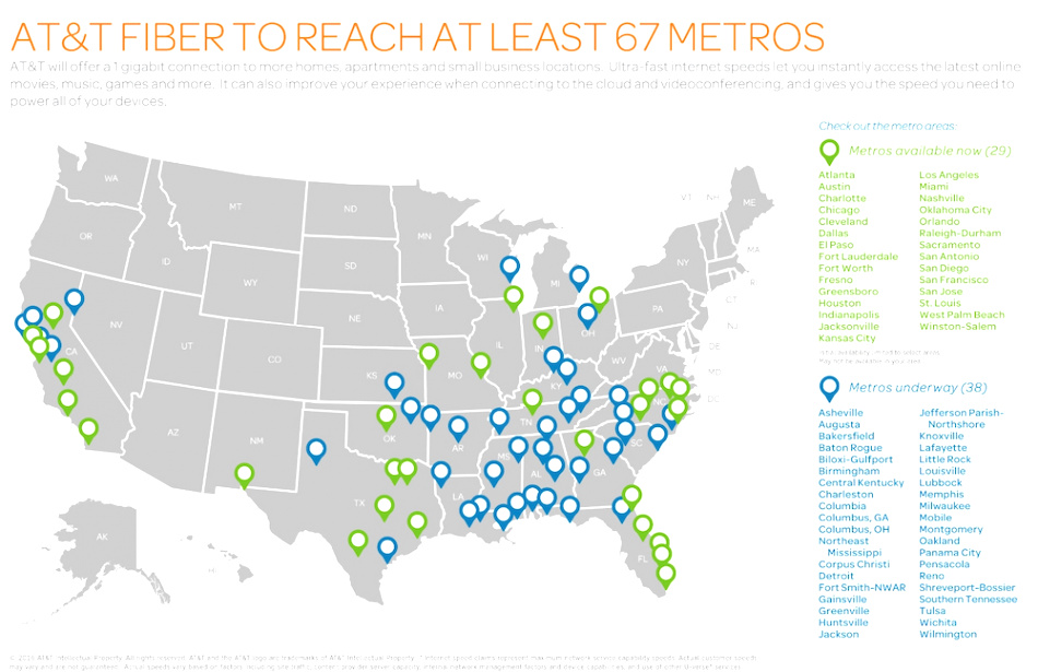 Vpn Services In Jefferson Co Dans at&t Gigabit Internet Coming to 11 More Us Regions Pcmag