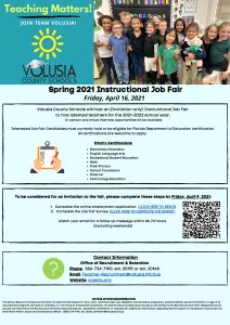 Vpn Services In Volusia Fl Dans Volusia County School District Spring Instructional Job Fair ...