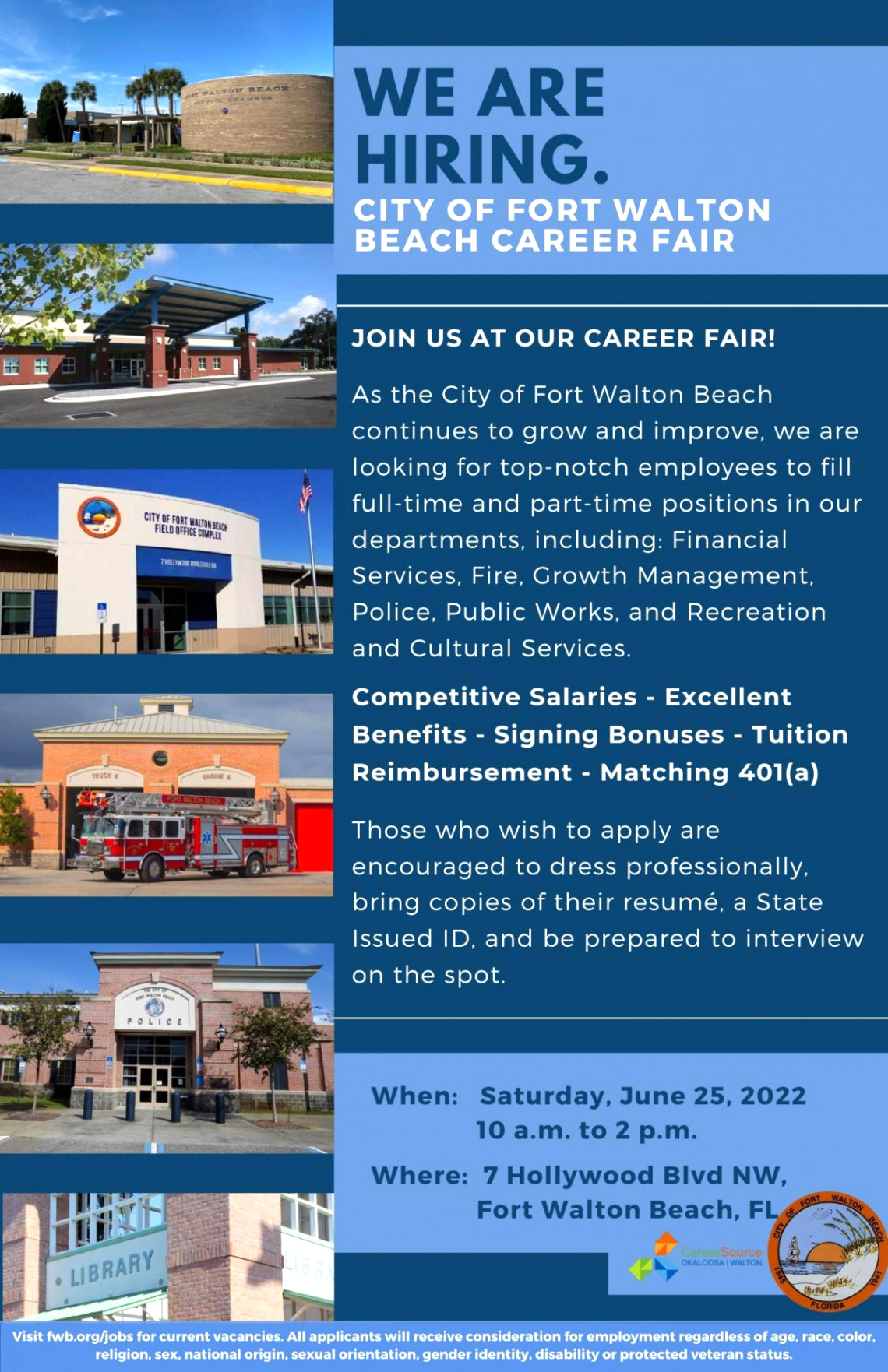 Vpn Services In Walton Fl Dans City Of fort Walton Beach Career Fair 2022 fort Walton Beach Florida