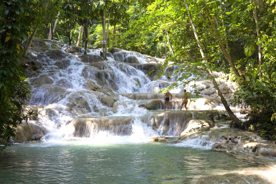 Car Insurance In Douglas or Dans Visiting Dunn S River Falls In Jamaica