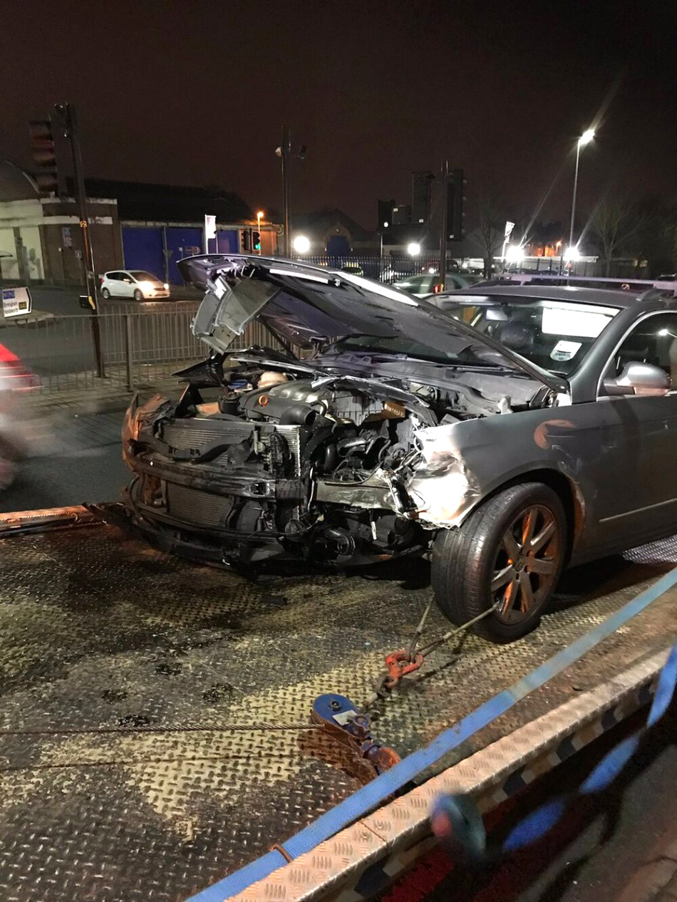 Car Insurance In Tipton In Dans Car Mangled In West Bromwich Crash