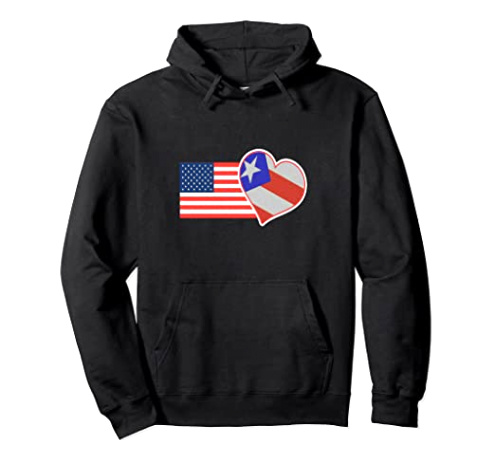 Small Business software In Culebra Pr Dans Puerto Rico & United States Usa Flag Pullover Hoo Amazon