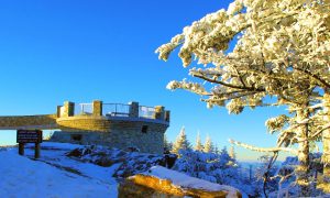 Small Business software In Mitchell Nc Dans atop Mt Mitchell after A Winter S Snow Mt Mitchell Nc