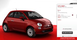 Car Rental software In Glascock Ga Dans Fiat 500 Priced From $15,500 to $19,500, 130 Us Dealers Named Ttac