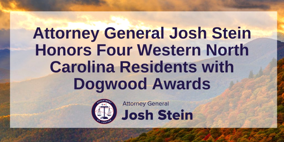 Personil Injury Lawyer In Transylvania Nc Dans attorney General Josh Stein Honors Four Western north Carolina ...
