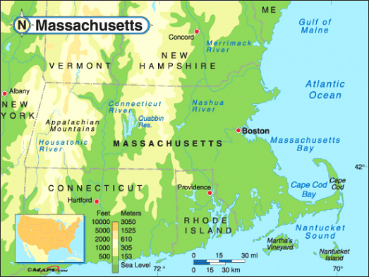 Small Business software In Berkshire Ma Dans Massachusetts Base and Elevation Maps