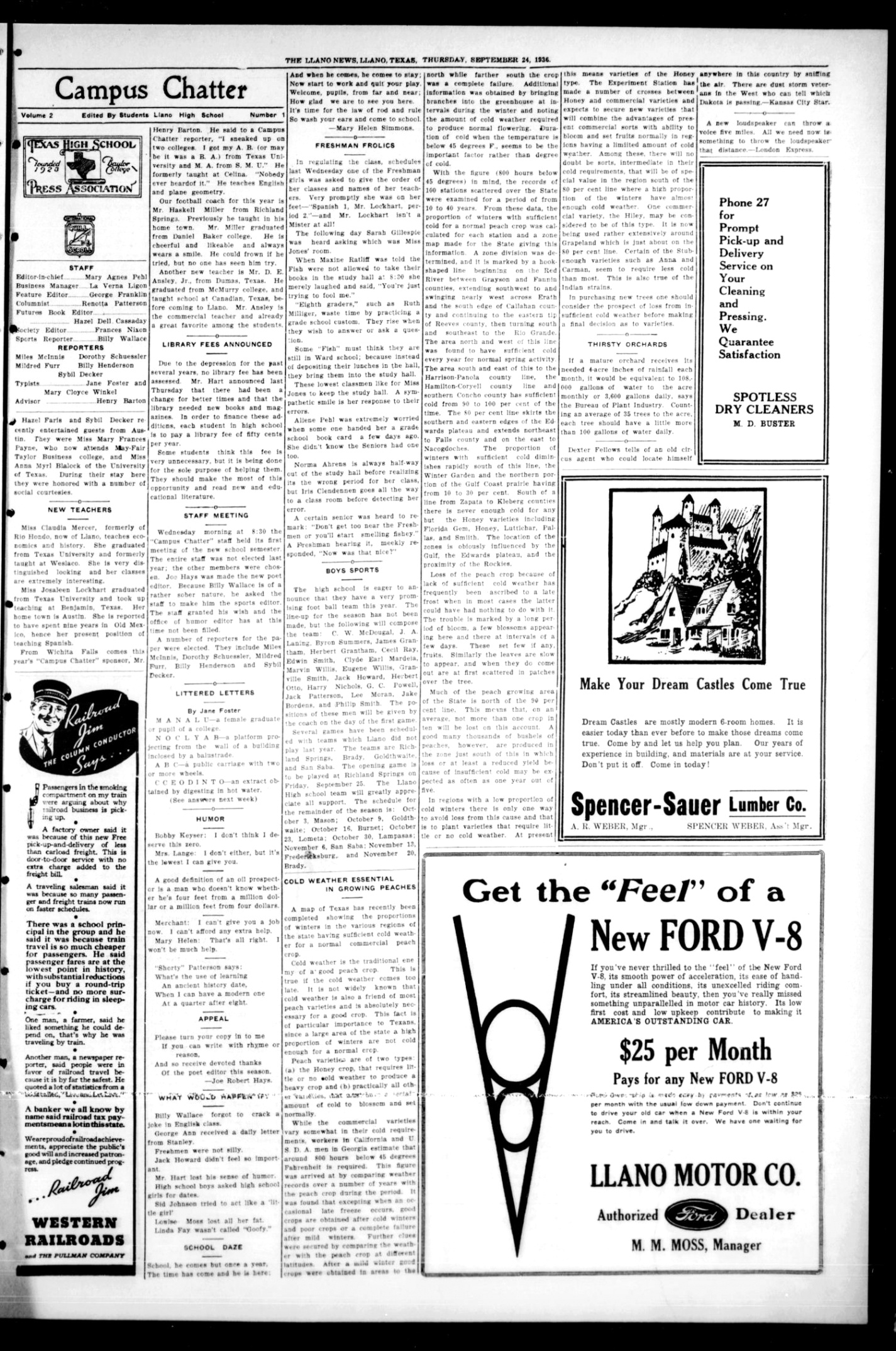 Small Business software In Llano Tx Dans the Llano News Llano Tex Vol 48 No 43 Ed 1 Thursday