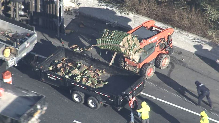 Union Nj Car Accident Lawyer Dans Truck Accident 495 today In Md Wusa 9 Beltway Lanes Closed Due to