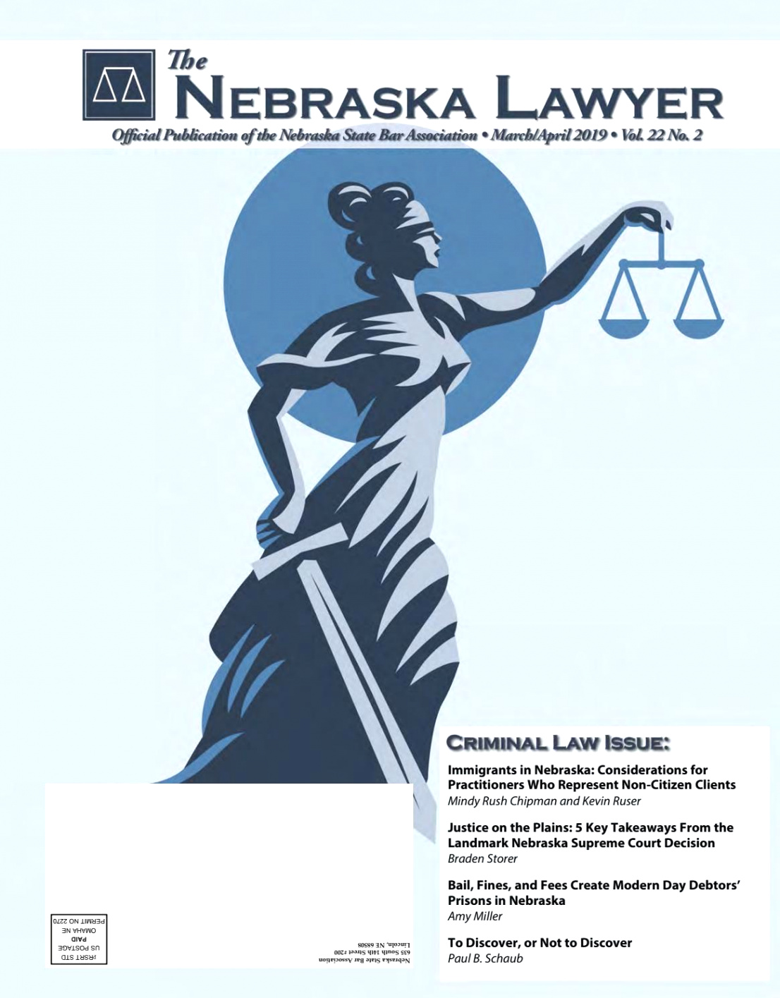 Vpn Services In Cass Ne Dans the Nebraska Lawyer Magazine March/april 2019 by Elisa oria - issuu