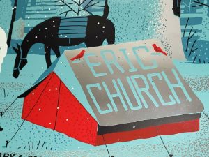 Vpn Services In Warren Ky Dans Eric Church Louisville Ky Poster Variant Choir Foil 2022 Church ...