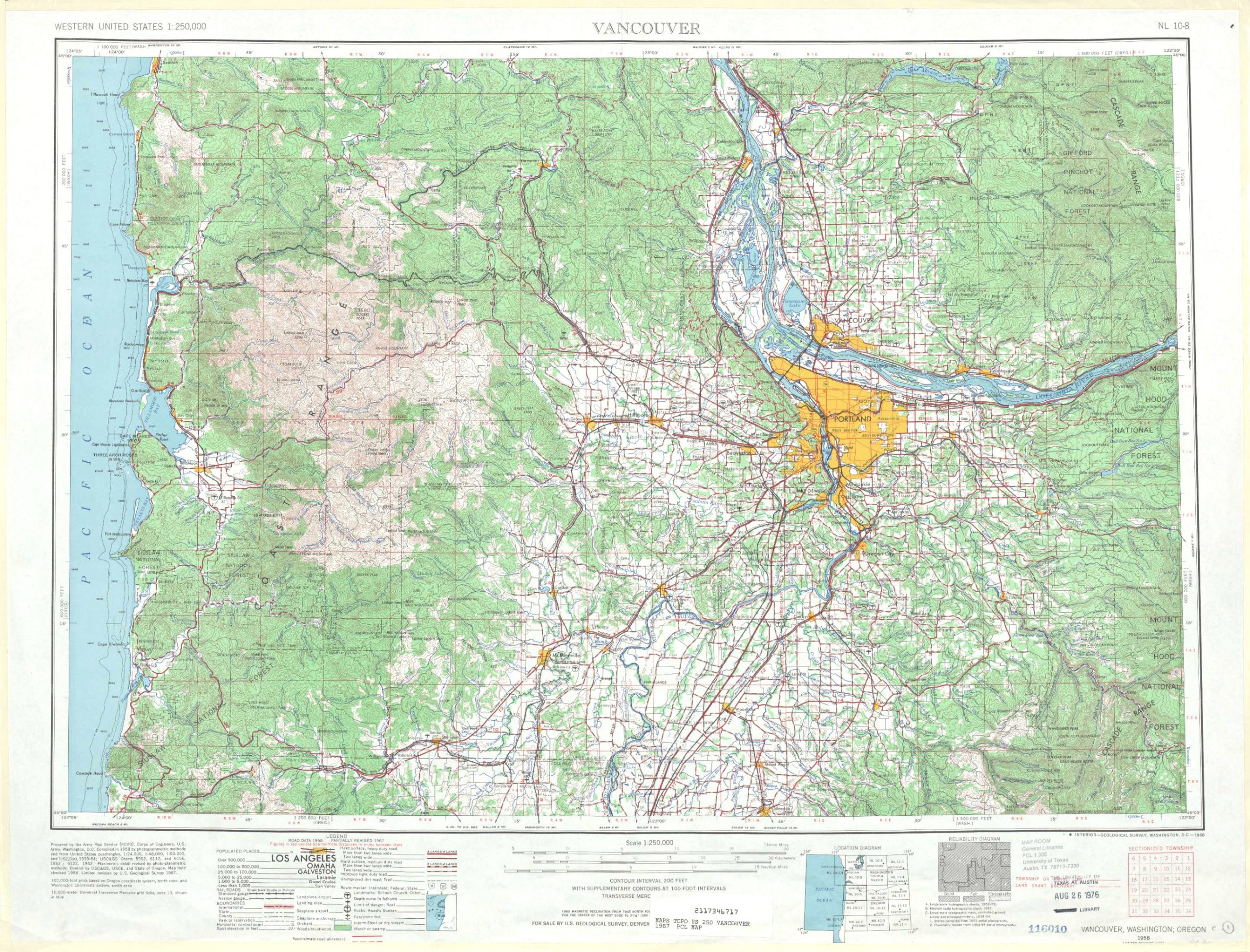 Yamhill or Car Accident Lawyer Dans Vancouver topographic Maps or Wa Usgs topo Quad A1 at 1