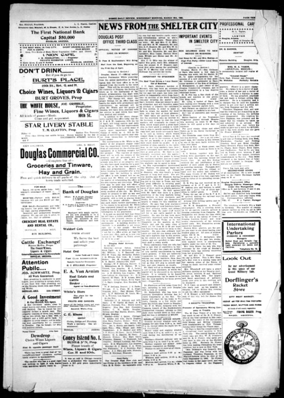 Car Rental software In Burt Ne Dans Bisbee Daily Review, 1903-03-18 - Bisbee Daily Review - Arizona ...