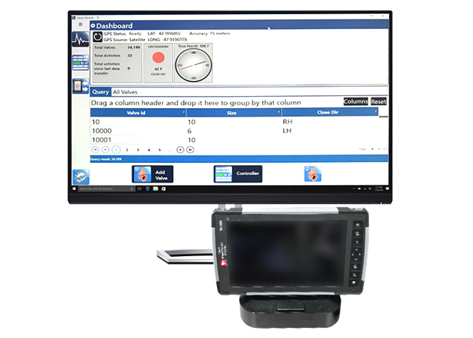 Car Rental software In Turner Sd Dans Tc-100 Tablet Controller - Wachs Utility Products - the Valve ...