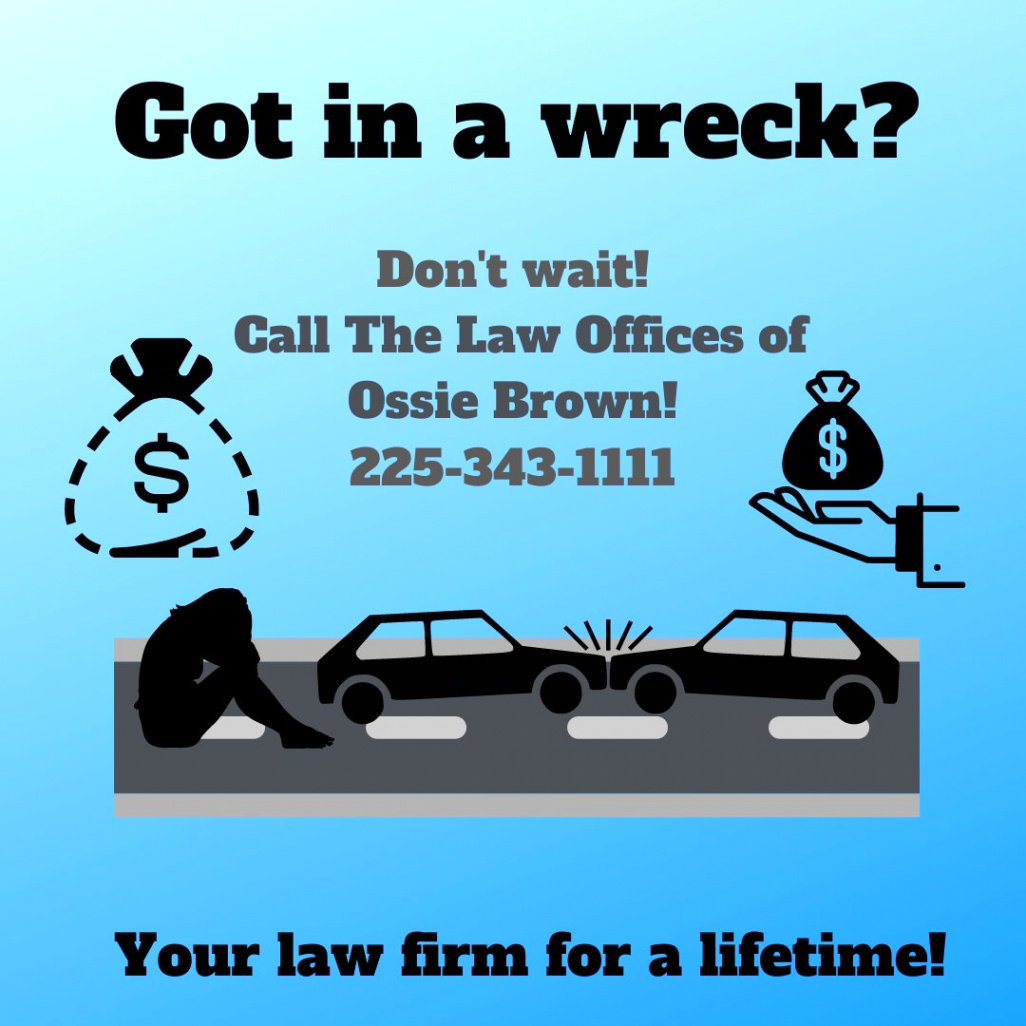 Bienville La Car Accident Lawyer Dans the Law Offices Of Ossie Brown (@ossiebrownlaw) / Twitter