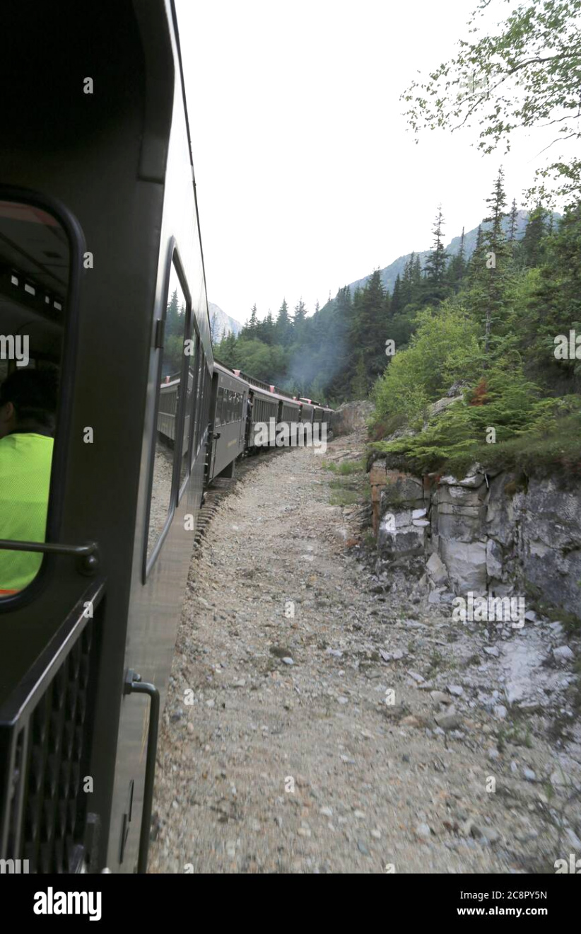 Car Rental software In Skagway Ak Dans Train Ride Alaska Hi-res Stock Photography and Images - Alamy
