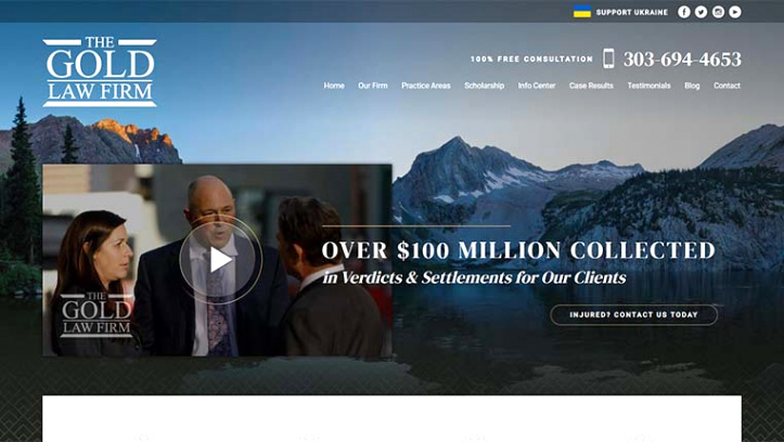 Charles Mix Sd Car Accident Lawyer Dans Personal Injury attorney Website Experts Pi Lawyer Web Design ...
