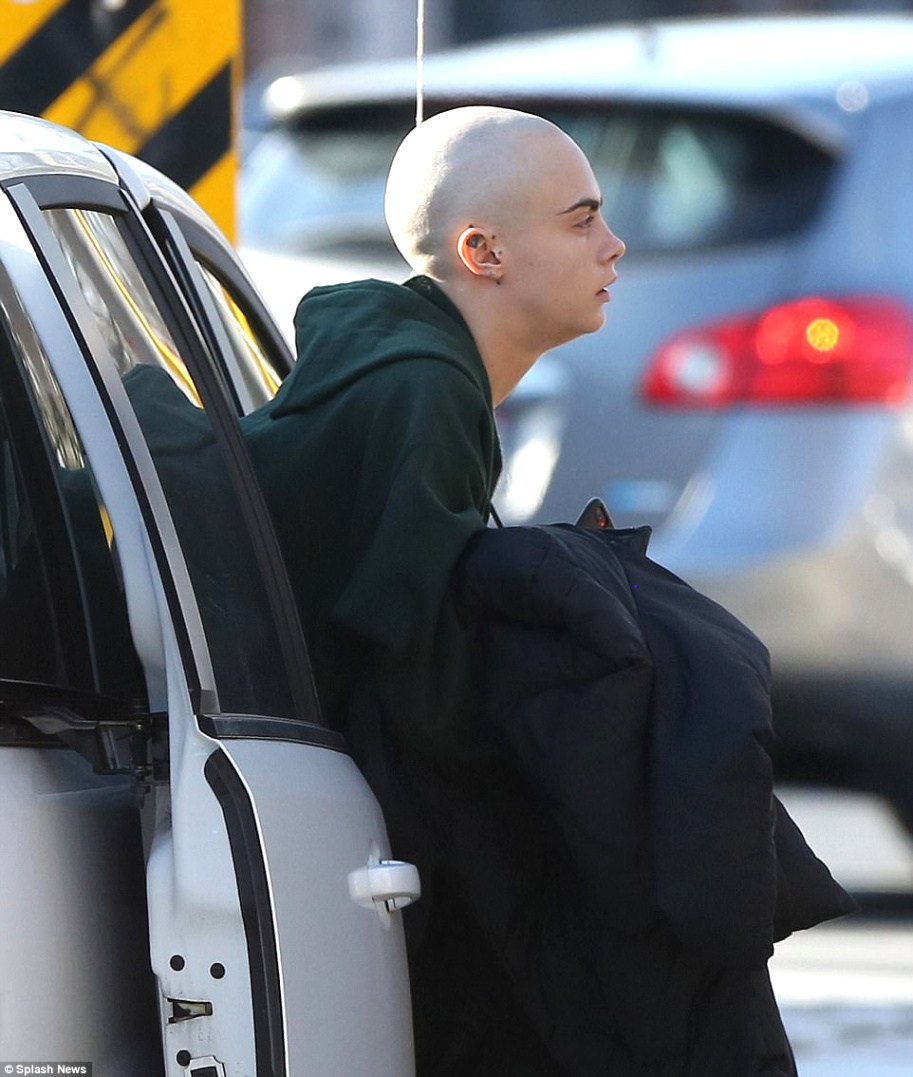 O'brien Ia Car Accident Lawyer Dans Cara Delevingne Debuts Freshly Shaven Head In toronto Daily