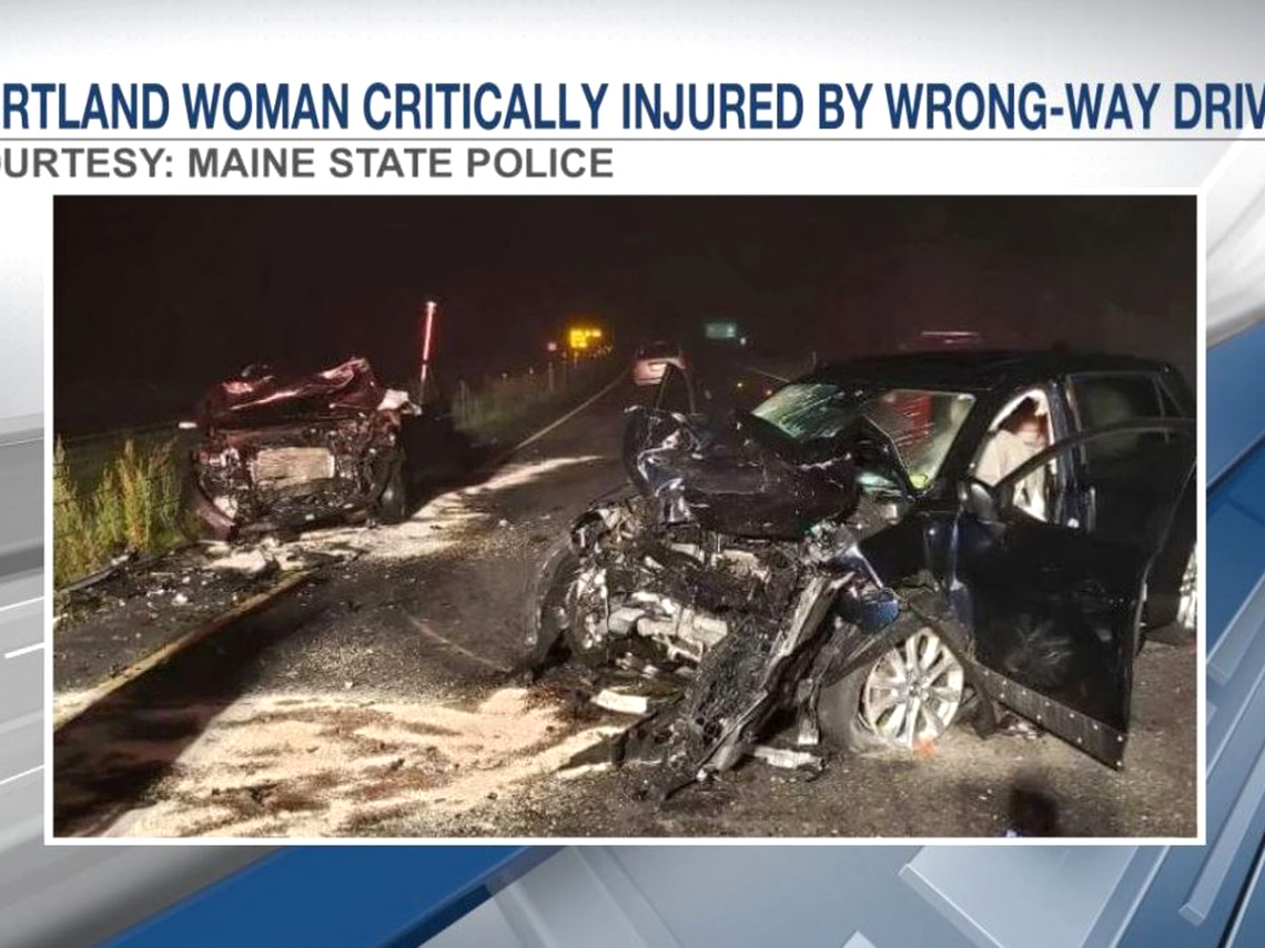 Penobscot Me Car Accident Lawyer Dans Wrong-way Driver Causes Serious Crash On I-295, Police Say