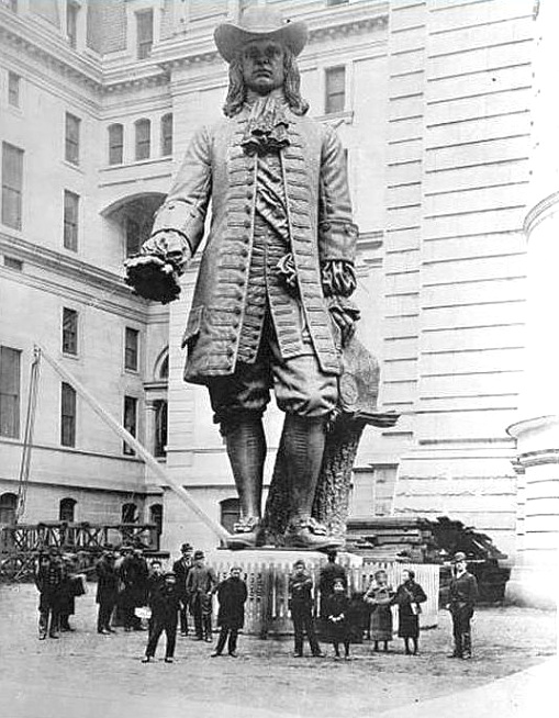 Work Accident Lawyer Philadelphia Dans William Penn before the Installation atop Philadelphia’s City Hall