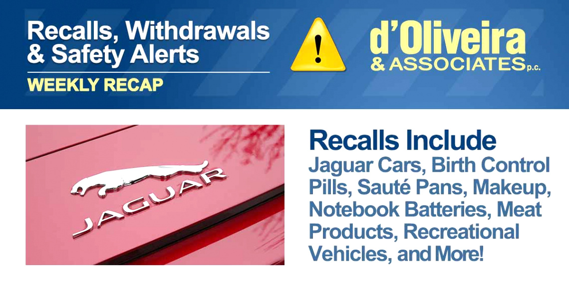 Ct Slip and Fall Lawyer Dans Weekly Recap Of Recalls withdrawals & Safety Alerts March 11 – 17 2019
