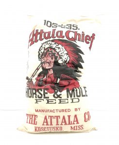 Personil Injury Lawyer In attala Ms Dans Lot - Vtg. attala Chief Horse & Mule Feed Sack