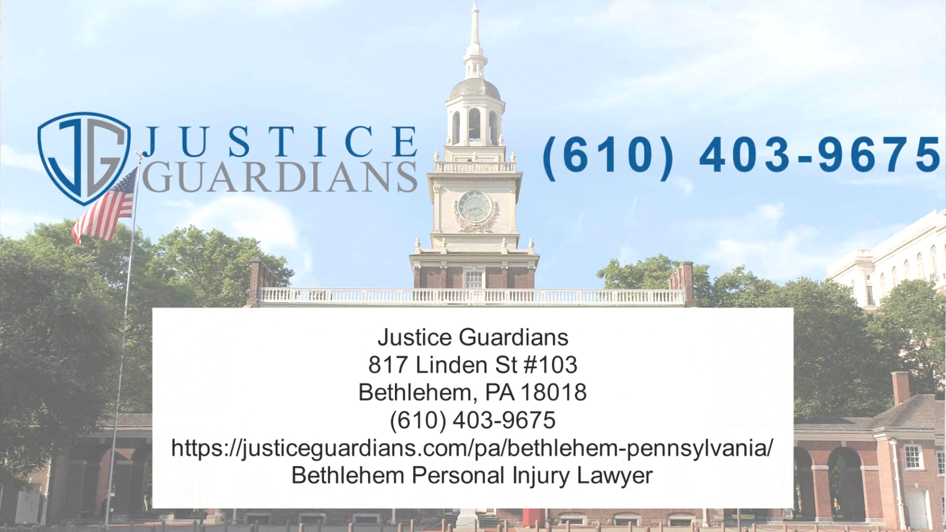 Personil Injury Lawyer In Columbia Pa Dans Bethlehem, Pa Personal Injury attorney Justice Guardians Law Firm